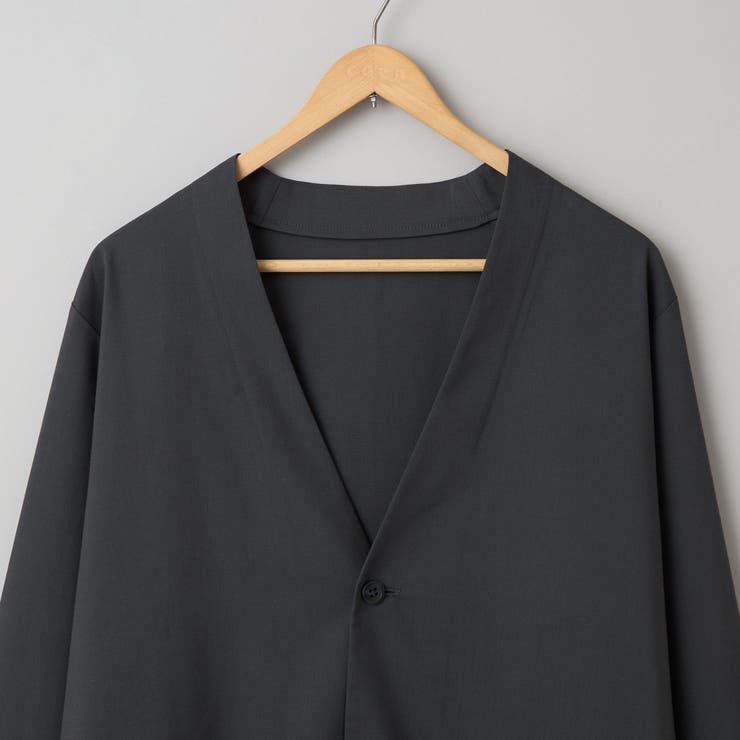 ハイブリッドリネン ノーカラージャケット【吸水速乾・防シワ・UVカット】 | coen【men】 | 詳細画像22 