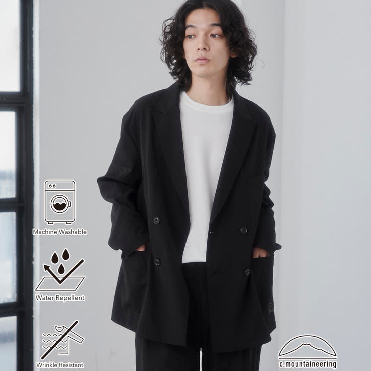 BLACK | 【C.Mt】 Double BREASTED JAKET | coen【men】