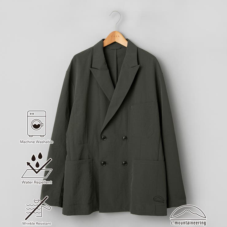 DK.GRAY | 【C.Mt】 Double BREASTED JAKET | coen【men】
