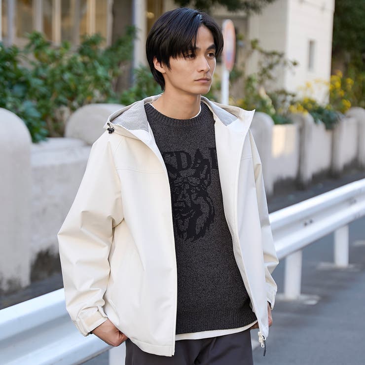 【好評につき新色登場】ウィンドブロックシェルターフードブルゾン【撥水、透湿、防風… | coen【men】 | 詳細画像2 