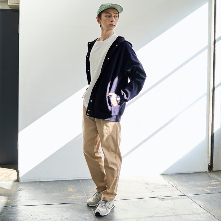 クリーンプラススウェットスナップボタンパーカー【防汚（食品汚れ）、UVカット】 | coen【men】 | 詳細画像20 