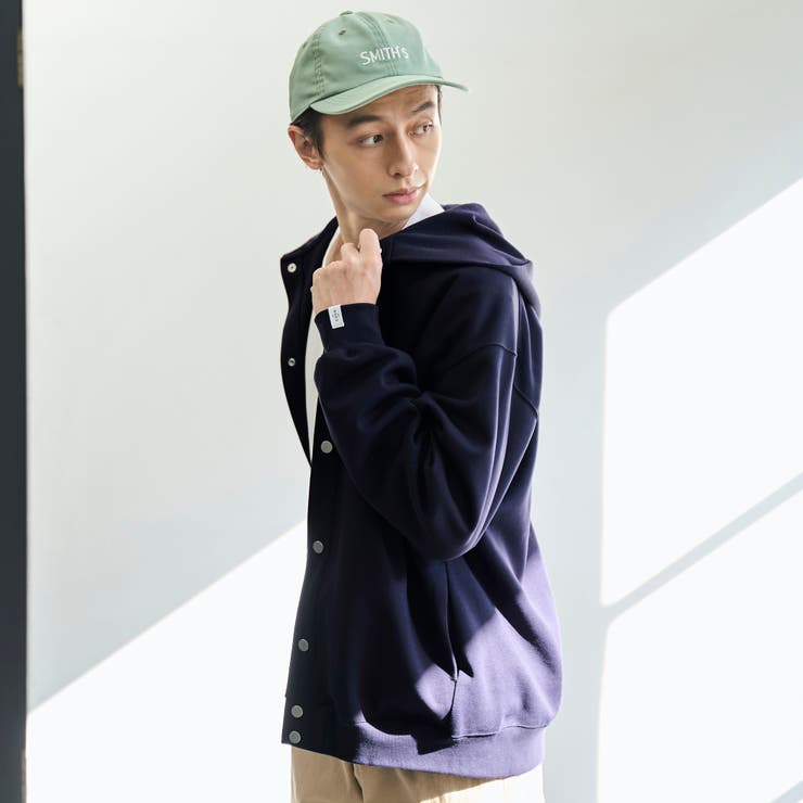 クリーンプラススウェットスナップボタンパーカー【防汚（食品汚れ）、UVカット】 | coen【men】 | 詳細画像23 