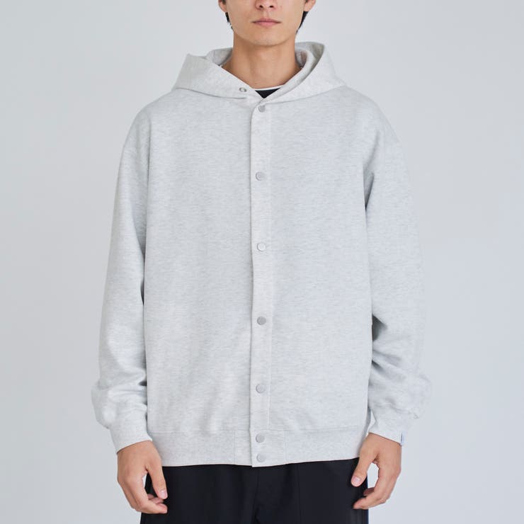 クリーンプラススウェットスナップボタンパーカー【防汚（食品汚れ）、UVカット】 | coen【men】 | 詳細画像25 