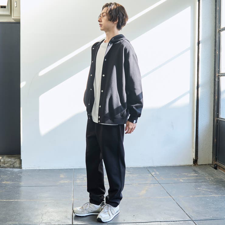 クリーンプラススウェットスナップボタンパーカー【防汚（食品汚れ）、UVカット】 | coen【men】 | 詳細画像3 