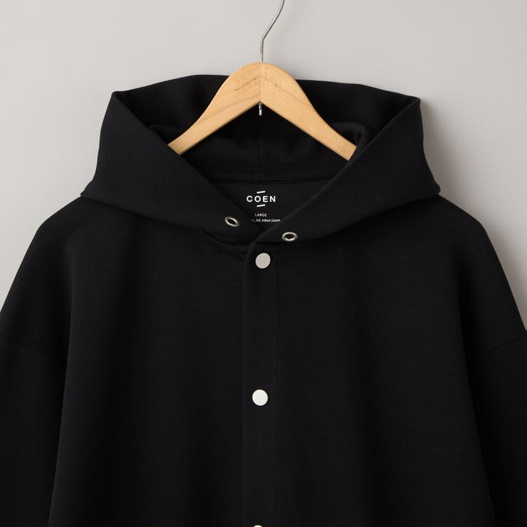 クリーンプラススウェットスナップボタンパーカー【防汚（食品汚れ）、UVカット】 | coen【men】 | 詳細画像30 