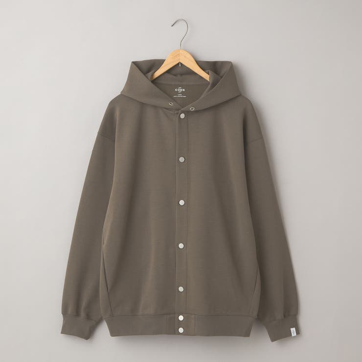 クリーンプラススウェットスナップボタンパーカー【防汚（食品汚れ）、UVカット】 | coen【men】 | 詳細画像37 