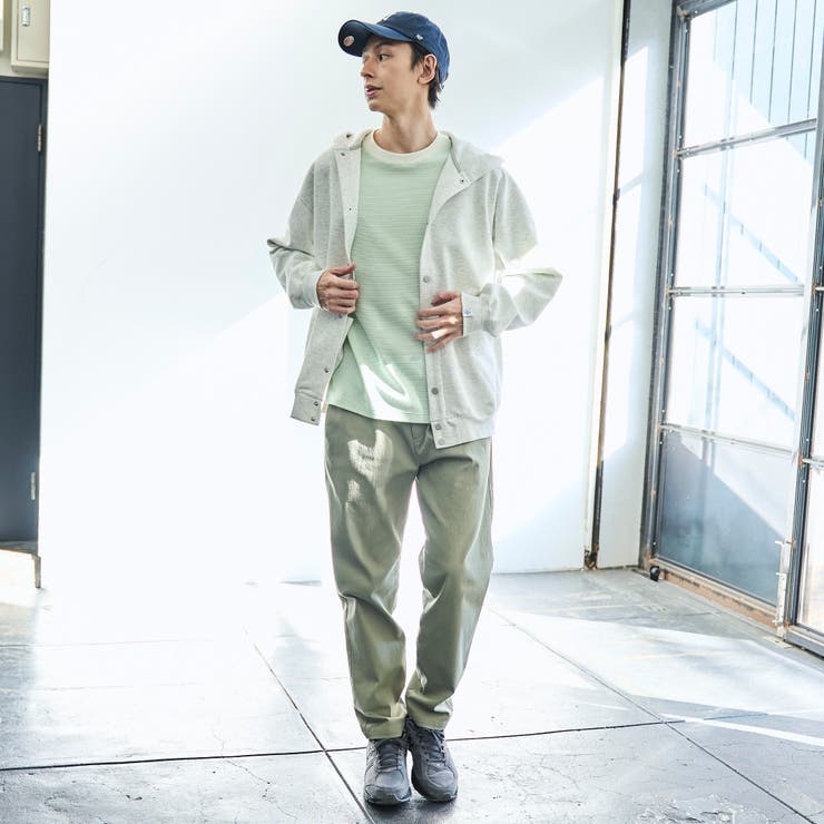 クリーンプラススウェットスナップボタンパーカー【防汚（食品汚れ）、UVカット】 | coen【men】 | 詳細画像7 