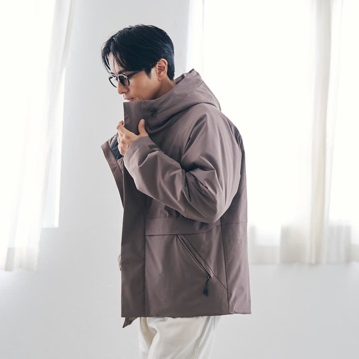 ヒートシェルターフードブルゾン【保温性、撥水性、帯電防止（裏生地）】 | coen【men】 | 詳細画像17 