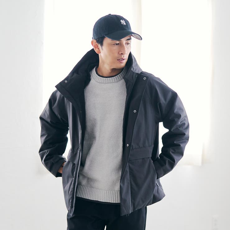 ヒートシェルターフードブルゾン【保温性、撥水性、帯電防止（裏生地）】 | coen【men】 | 詳細画像8 