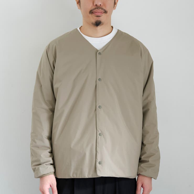 ウィンドブロックノーカラーカーデ【撥水、防風、抗菌防臭（中綿）】 | coen【men】 | 詳細画像16 