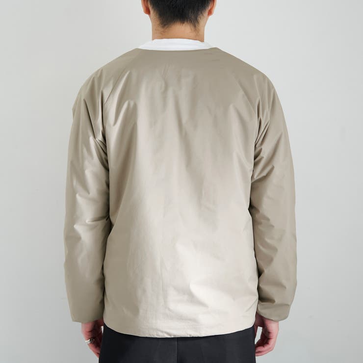 ウィンドブロックノーカラーカーデ【撥水、防風、抗菌防臭（中綿）】 | coen【men】 | 詳細画像18 