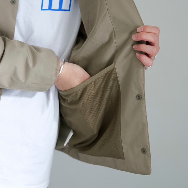 ウィンドブロックノーカラーカーデ【撥水、防風、抗菌防臭（中綿）】 | coen【men】 | 詳細画像22 