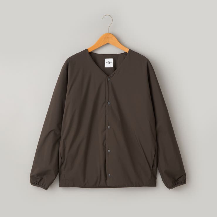 ウィンドブロックノーカラーカーデ【撥水、防風、抗菌防臭（中綿）】 | coen【men】 | 詳細画像34 