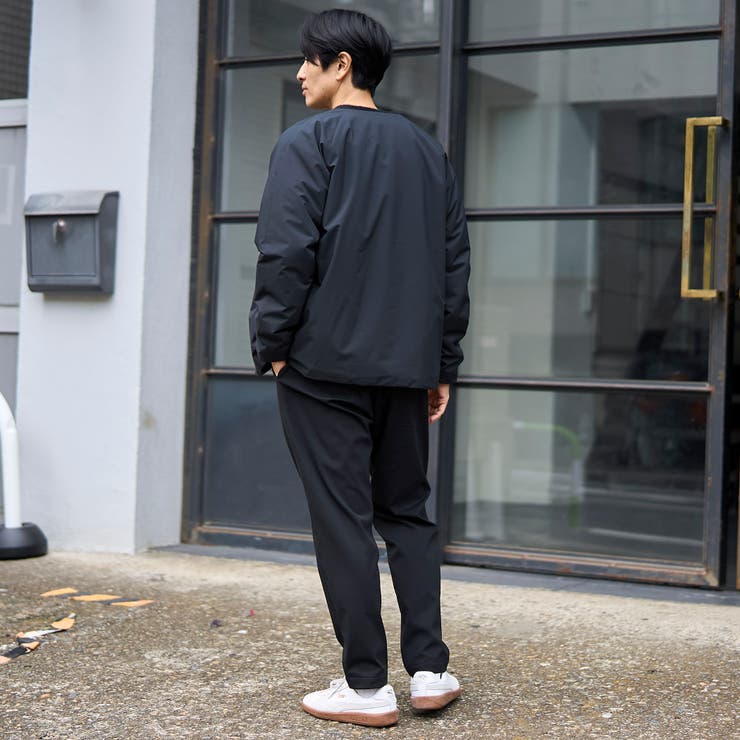 ウィンドブロックノーカラーカーデ【撥水、防風、抗菌防臭（中綿）】 | coen【men】 | 詳細画像5 