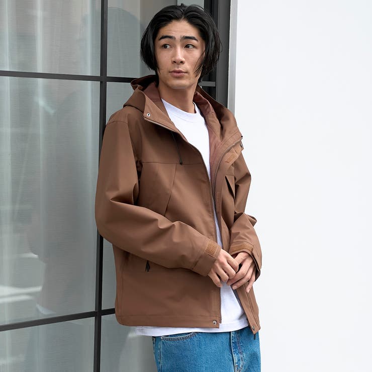 【撥水・防風】ウインドブロックシェルターフードブルゾン | coen【men】 | 詳細画像12 