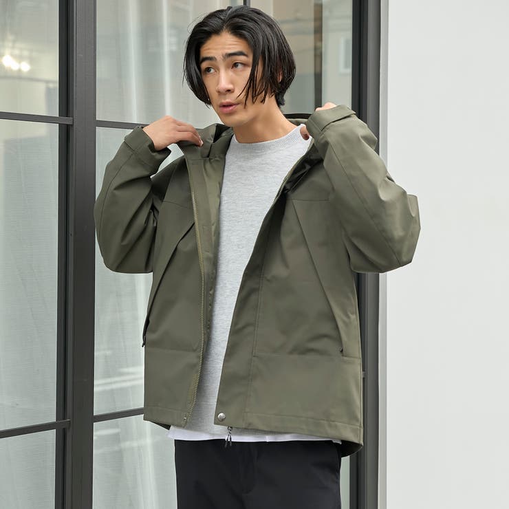 【撥水・防風】ウインドブロックシェルターフードブルゾン | coen【men】 | 詳細画像19 