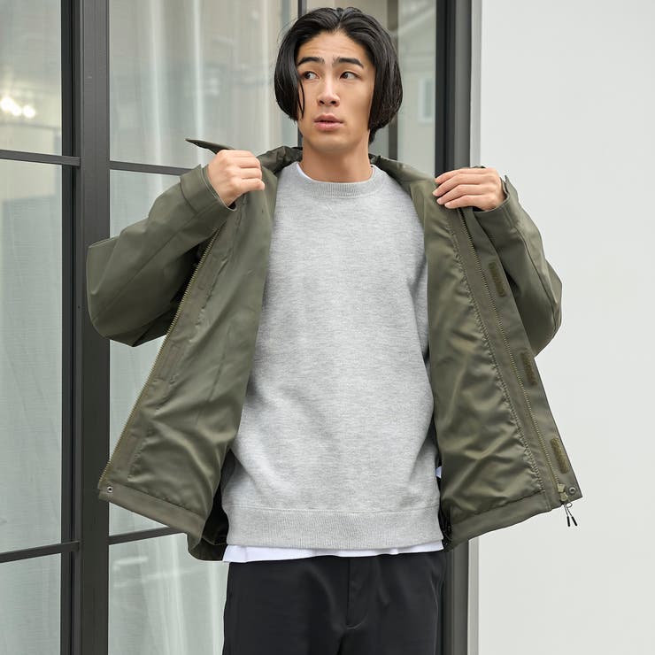 【撥水・防風】ウインドブロックシェルターフードブルゾン | coen【men】 | 詳細画像22 