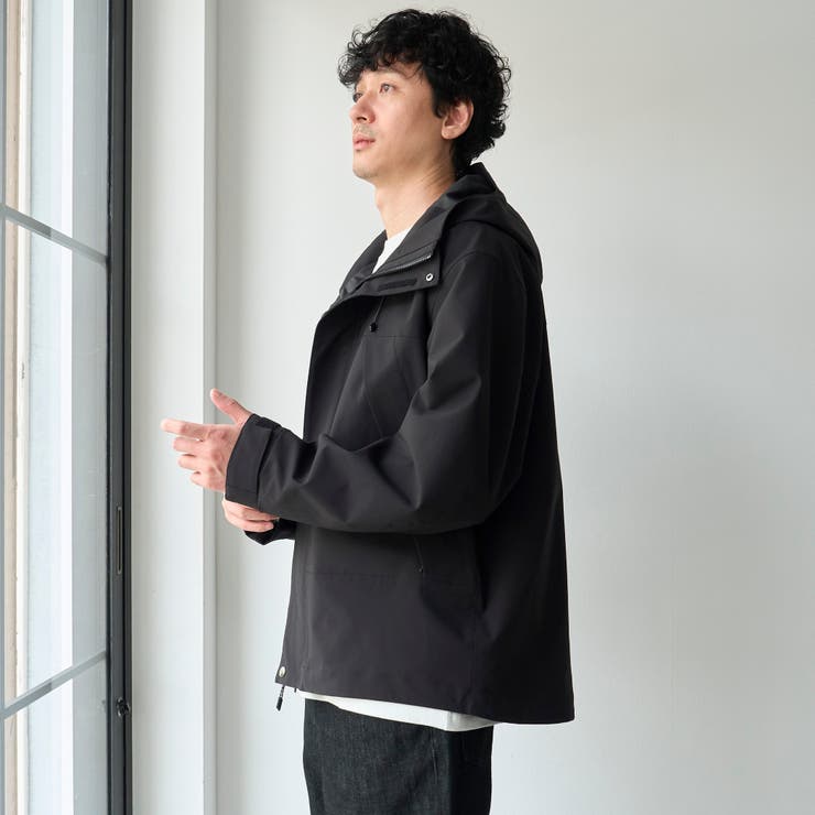 【撥水・防風】ウインドブロックシェルターフードブルゾン | coen【men】 | 詳細画像6 