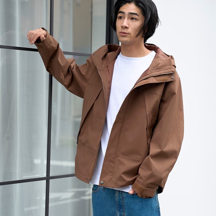 MOCA | 【撥水・防風】ウインドブロックシェルターフードブルゾン | coen【men】