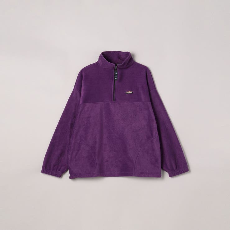 PURPLE | SUNRISEMILL（サンライズミル）別注フリースハーフジッププルオーバー | coen【men】
