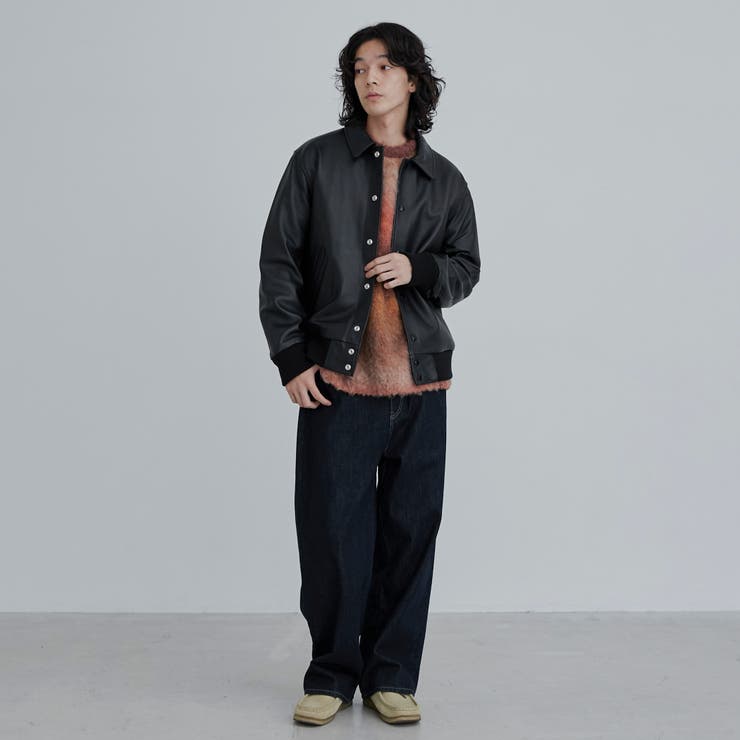 SKOOKUM×coen別注バイロンカラーレザージャケット（WEB限定サイズ） | coen【men】 | 詳細画像3 