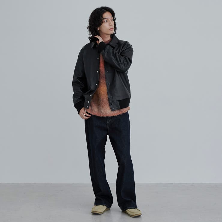 SKOOKUM×coen別注バイロンカラーレザージャケット（WEB限定サイズ） | coen【men】 | 詳細画像7 