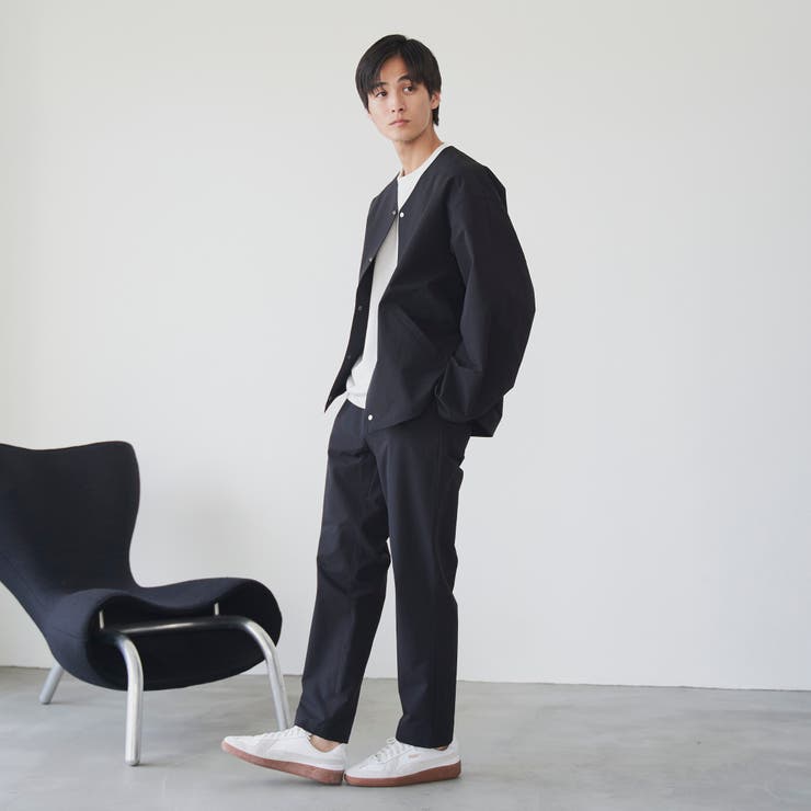 ハイカーテックノーカラージャケット【防シワ/ストレッチ/撥水/ウォッシャブル】 | coen【men】 | 詳細画像11 