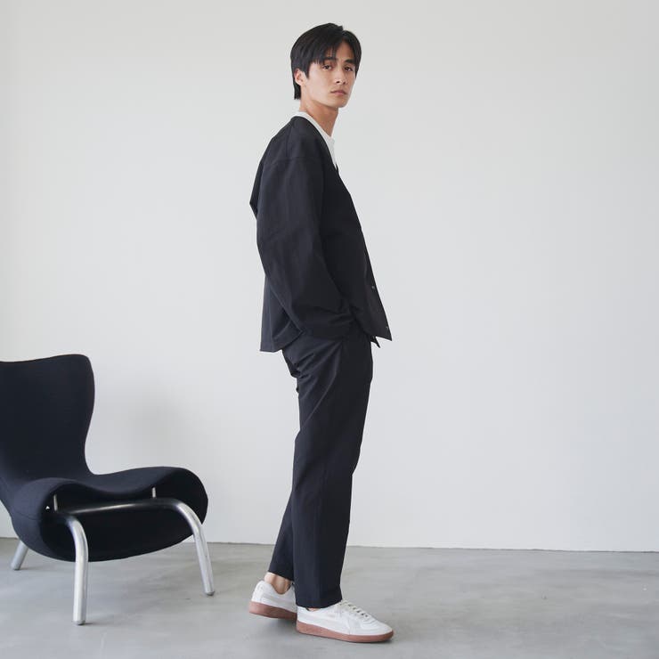 ハイカーテックノーカラージャケット【防シワ/ストレッチ/撥水/ウォッシャブル】 | coen【men】 | 詳細画像13 