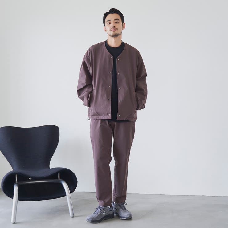 ハイカーテックノーカラージャケット【防シワ/ストレッチ/撥水/ウォッシャブル】 | coen【men】 | 詳細画像15 