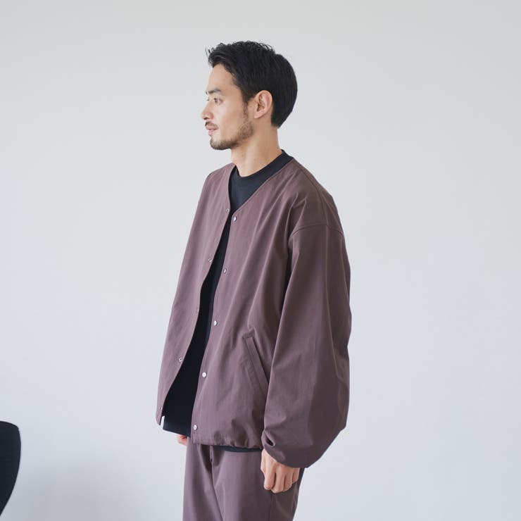 ハイカーテックノーカラージャケット【防シワ/ストレッチ/撥水/ウォッシャブル】 | coen【men】 | 詳細画像16 