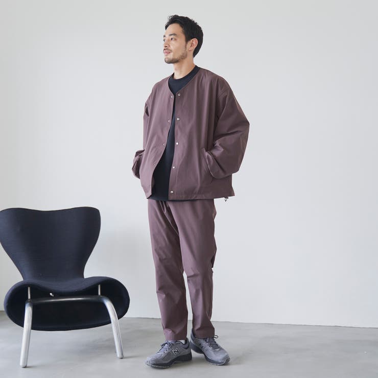 ハイカーテックノーカラージャケット【防シワ/ストレッチ/撥水/ウォッシャブル】 | coen【men】 | 詳細画像17 