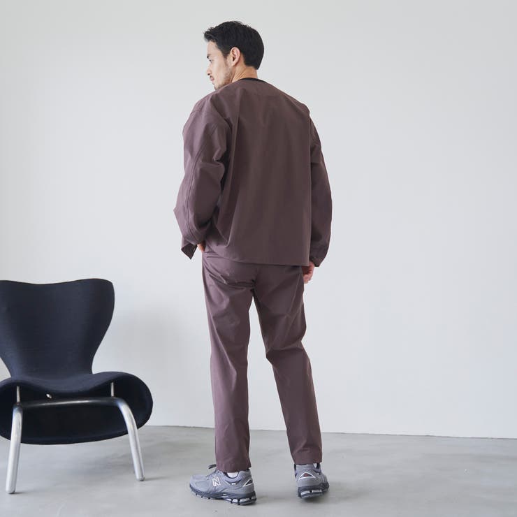 ハイカーテックノーカラージャケット【防シワ/ストレッチ/撥水/ウォッシャブル】 | coen【men】 | 詳細画像19 