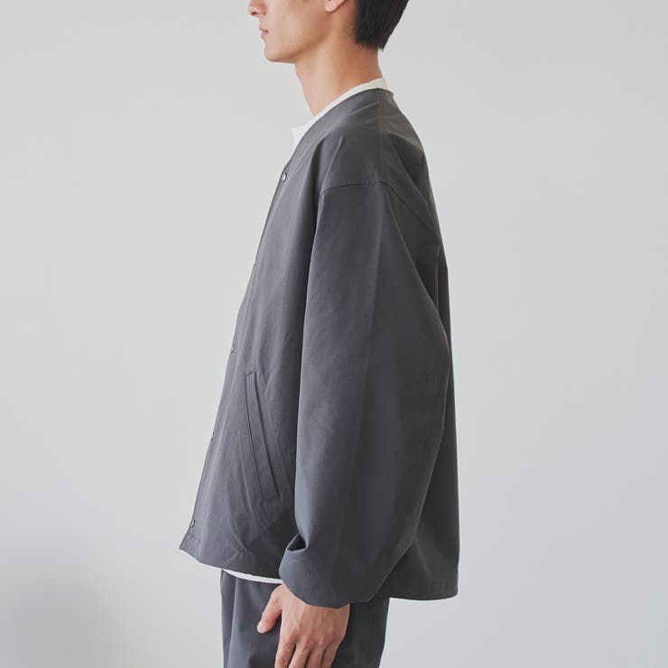 ハイカーテックノーカラージャケット【防シワ/ストレッチ/撥水/ウォッシャブル】 | coen【men】 | 詳細画像21 
