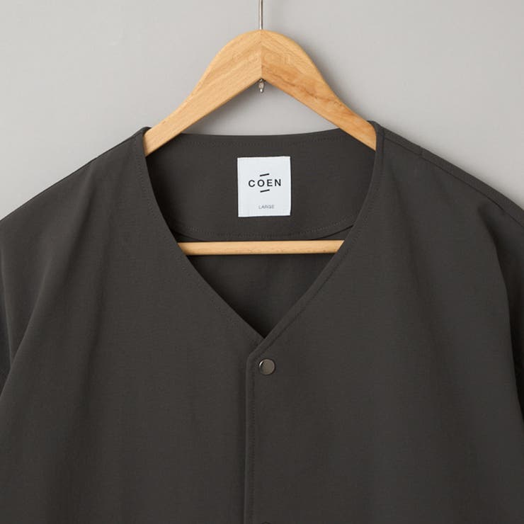 ハイカーテックノーカラージャケット【防シワ/ストレッチ/撥水/ウォッシャブル】 | coen【men】 | 詳細画像24 