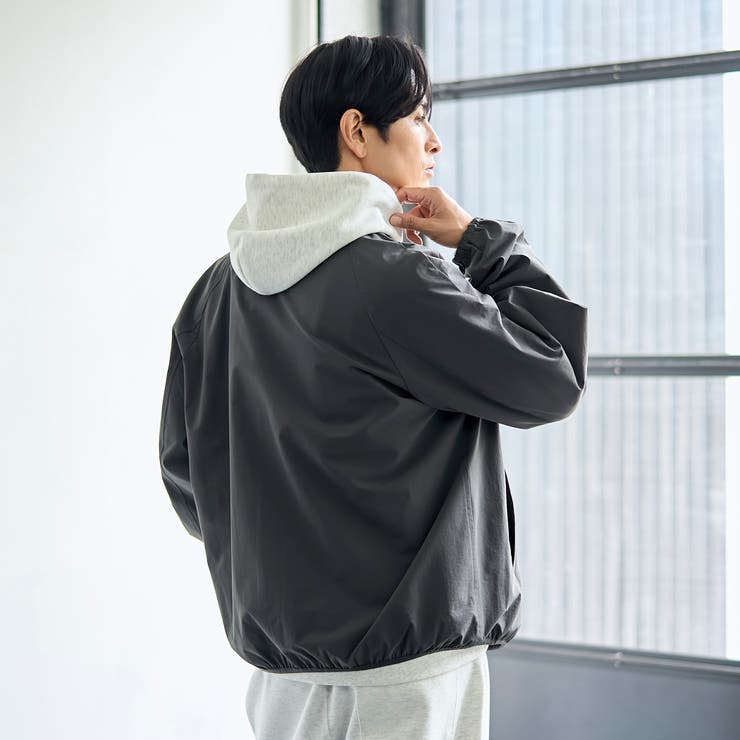 ハイカーテックブルゾン【防シワ/ストレッチ/撥水/ウォッシャブル】 | coen【men】 | 詳細画像12 