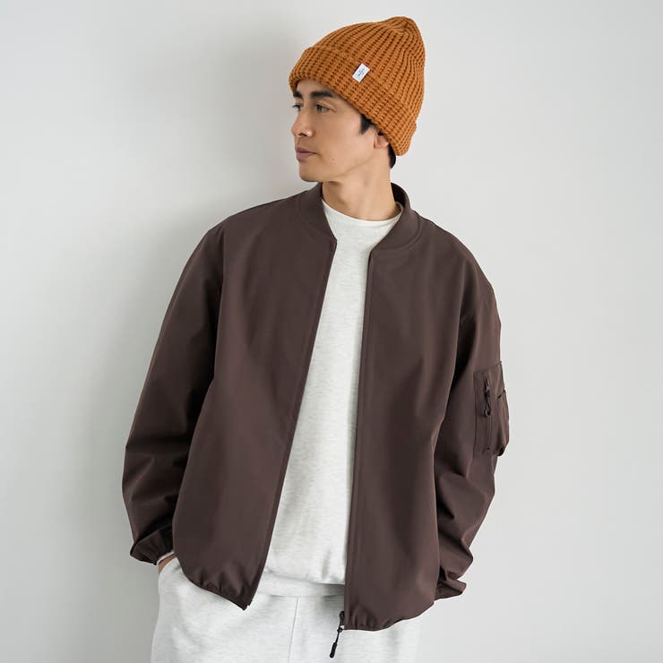 ハイカーテックブルゾン【防シワ/ストレッチ/撥水/ウォッシャブル】 | coen【men】 | 詳細画像18 