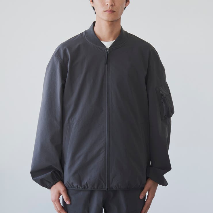 ハイカーテックブルゾン【防シワ/ストレッチ/撥水/ウォッシャブル】 | coen【men】 | 詳細画像25 