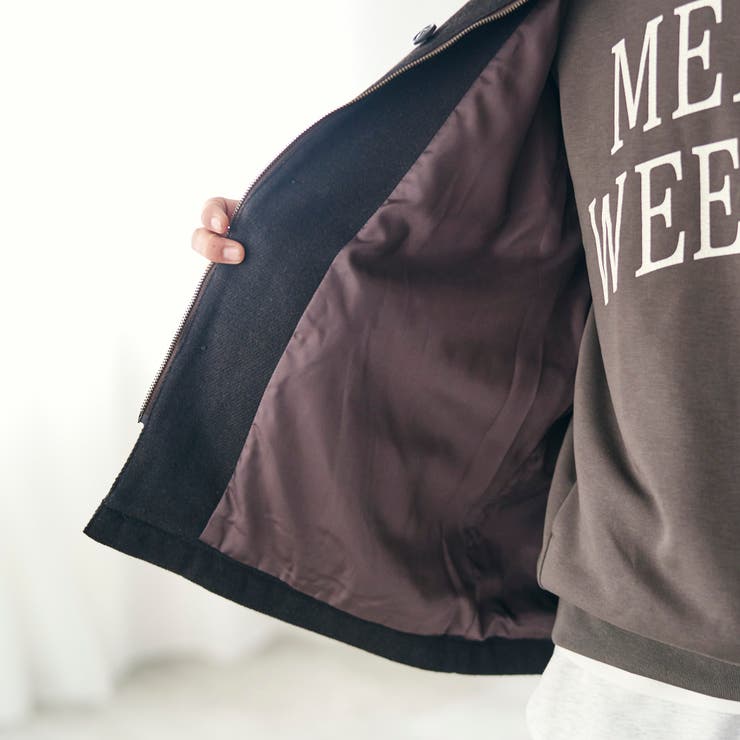 ウールブレンドツイルジャケット | coen【men】 | 詳細画像13 