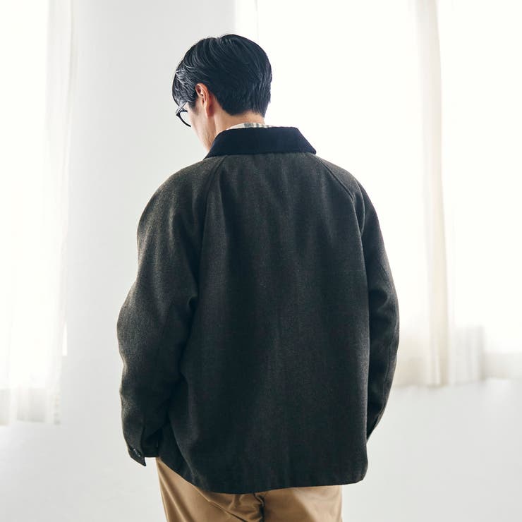 ウールブレンドツイルジャケット | coen【men】 | 詳細画像15 
