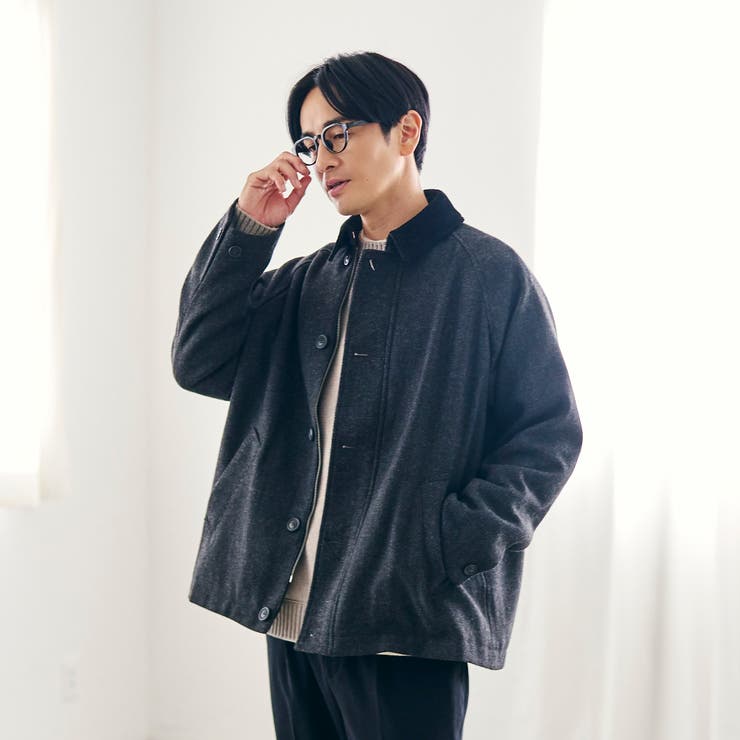 ウールブレンドツイルジャケット | coen【men】 | 詳細画像2 