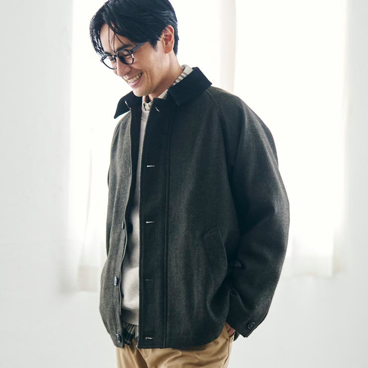 OLIVE | ウールブレンドツイルジャケット | coen【men】