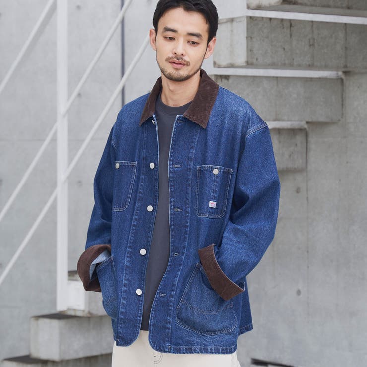 NAVY | SMITH'S（スミス）別注デニムカバーオール | coen【men】