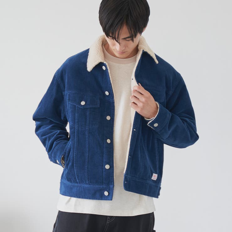 NAVY | SMITH’S（スミス）別注裏ボアブルゾン | coen【men】