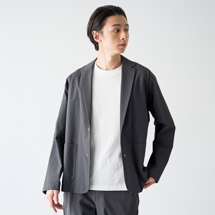 ストレッチテックナイロンテーラードジャケット【ストレッチ、はっ水、耐摩耗性、UV… | coen【men】 | 詳細画像24 