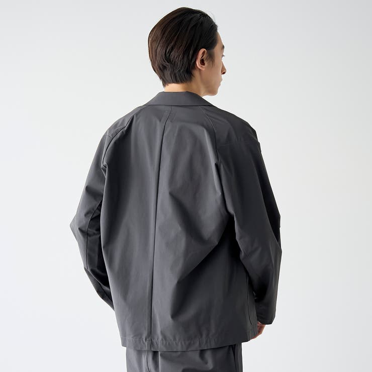 ストレッチテックナイロンテーラードジャケット【ストレッチ、はっ水、耐摩耗性、UV… | coen【men】 | 詳細画像25 