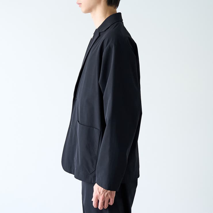 ストレッチテックナイロンテーラードジャケット【ストレッチ、はっ水、耐摩耗性、UV… | coen【men】 | 詳細画像4 