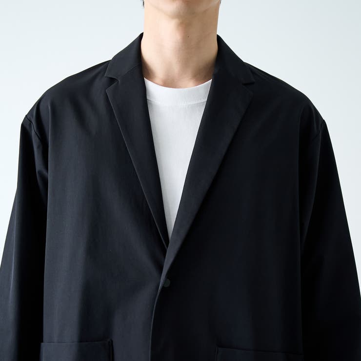 ストレッチテックナイロンテーラードジャケット【ストレッチ、はっ水、耐摩耗性、UV… | coen【men】 | 詳細画像6 