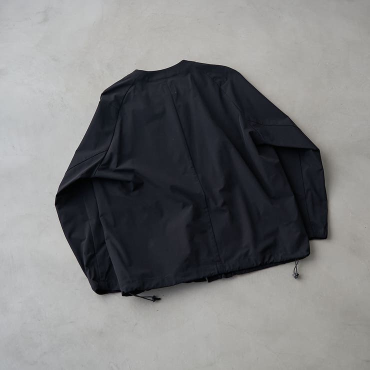 ストレッチテックナイロンノーカラージャケット【ストレッチ、はっ水、耐摩耗性、UV… | coen【men】 | 詳細画像13 