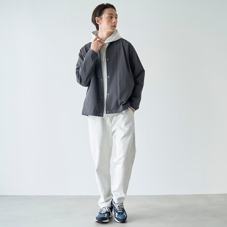 ストレッチテックナイロンノーカラージャケット【ストレッチ、はっ水、耐摩耗性、UV… | coen【men】 | 詳細画像18 