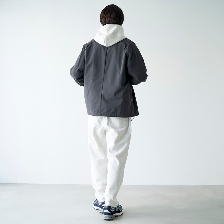 ストレッチテックナイロンノーカラージャケット【ストレッチ、はっ水、耐摩耗性、UV… | coen【men】 | 詳細画像20 